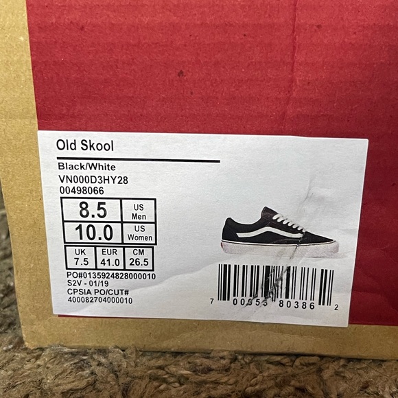 Old skool vans black/white - Picture 9 of 9